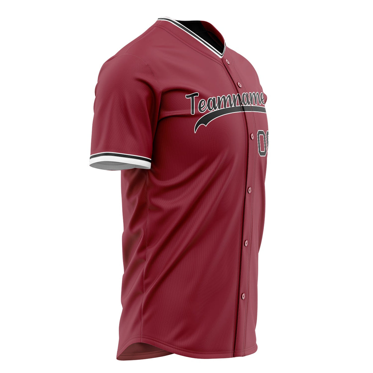 Custom Maroon Baseball Jersey (With Navy Color)