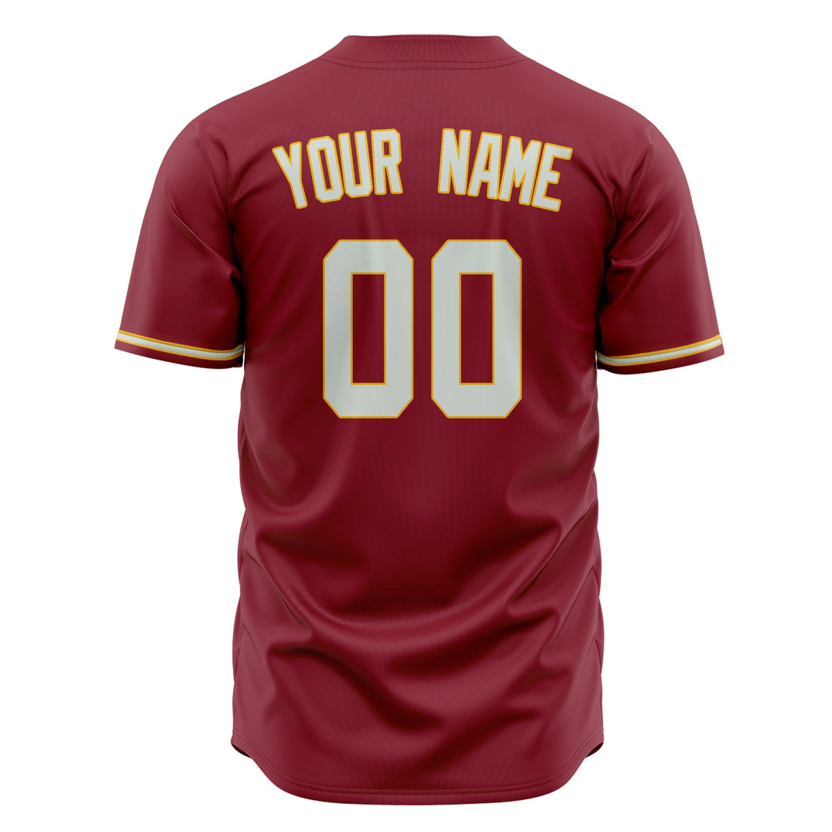 Custom Maroon Baseball Jersey (With Gray Color)