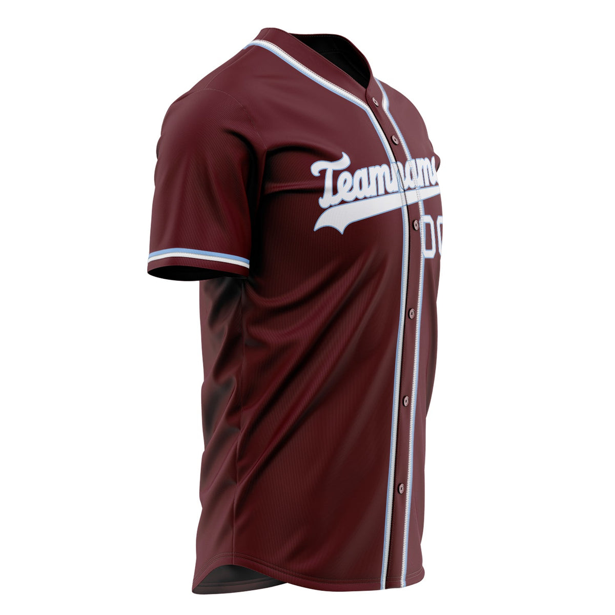 Custom Crimson Baseball Jersey (With White Color)