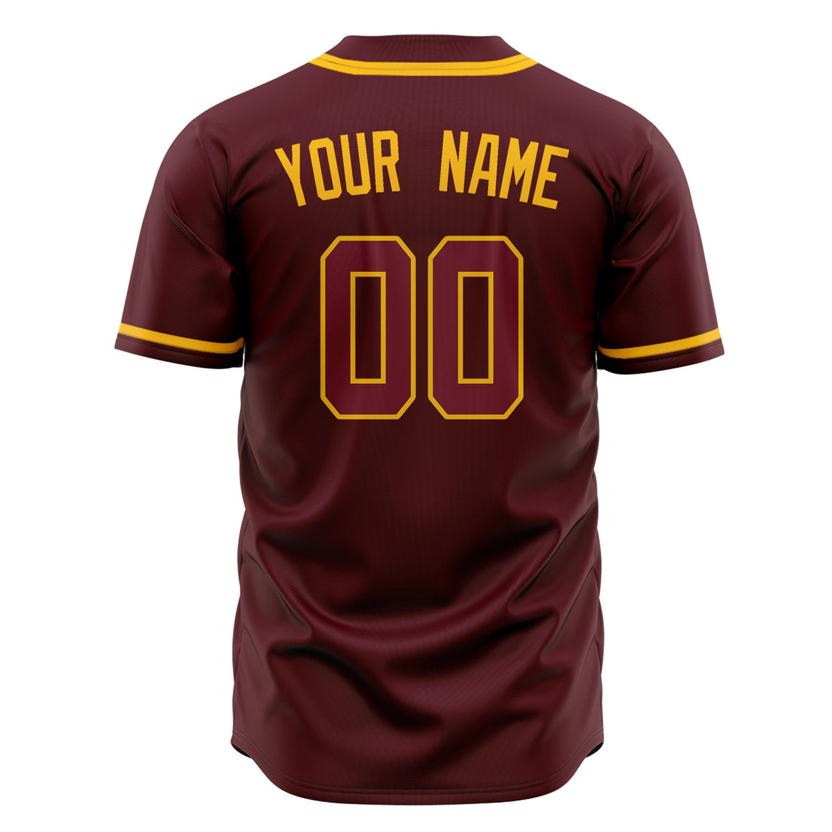 Custom Crimson Baseball Jersey (With Red Color)