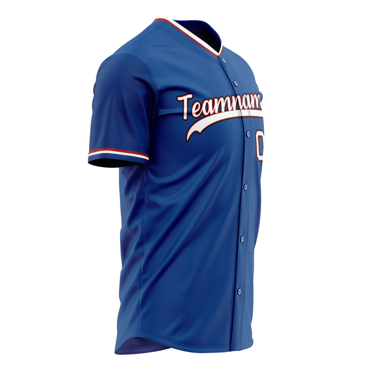 Custom Royal Baseball Jersey (With White Color)