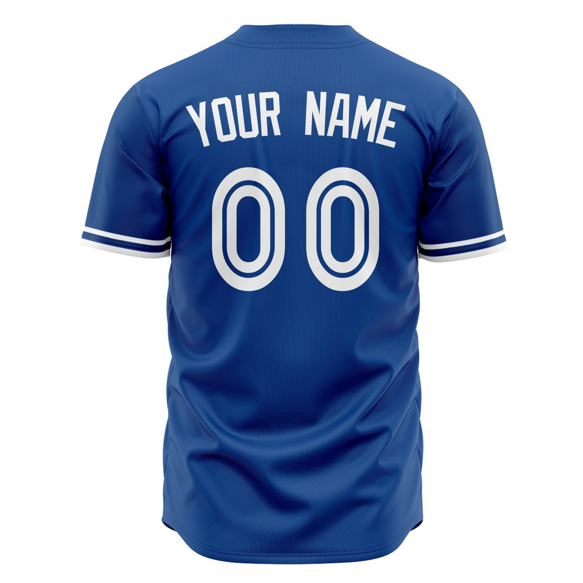 Custom Royal Baseball Jersey (With White Color)