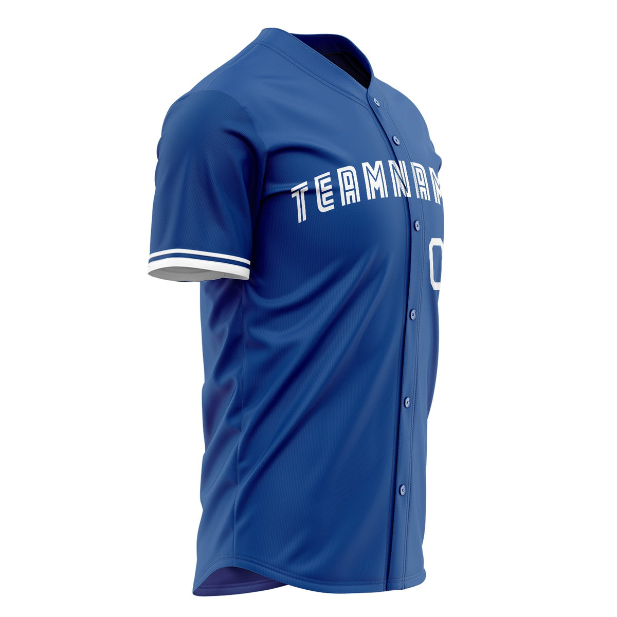 Custom Royal Baseball Jersey (With White Color)