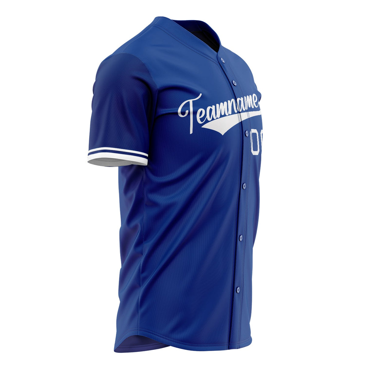 Custom Royal Baseball Jersey (With White Color)