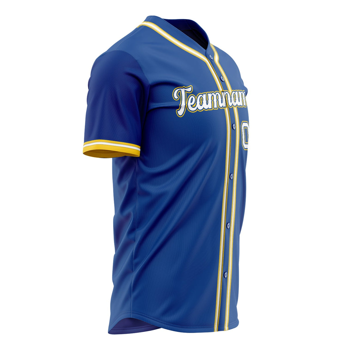 Custom Royal Baseball Jersey (With White Color)