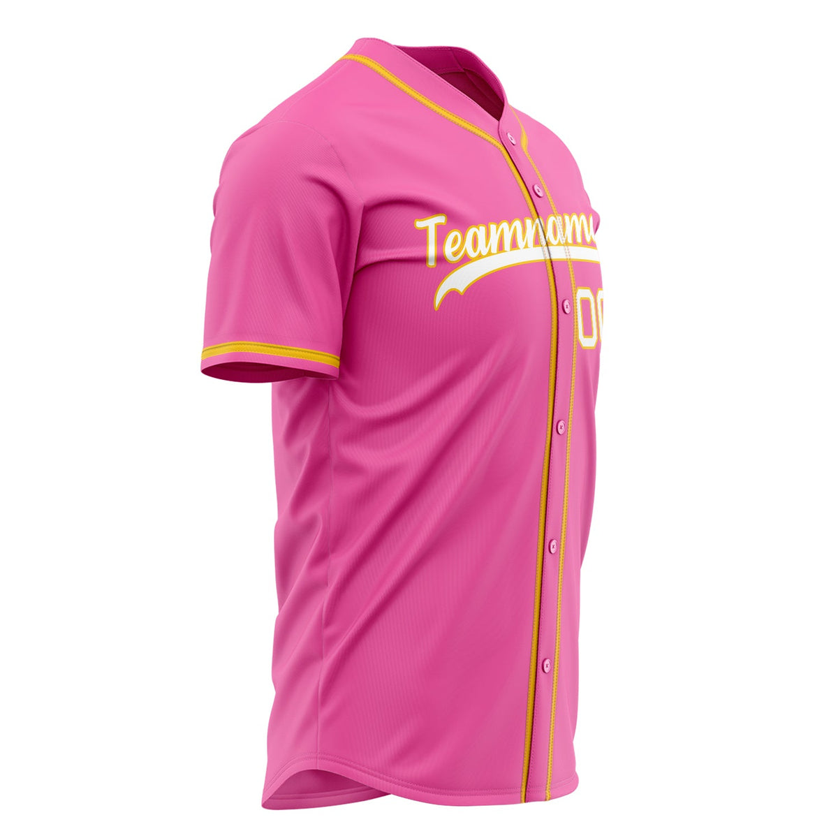 Custom Pink Baseball Jersey (With White Color)