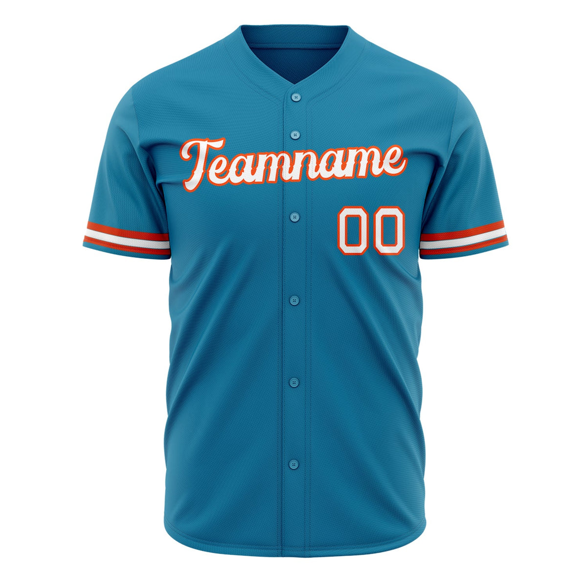 Custom Panther Blue Baseball Jersey (With White Color)