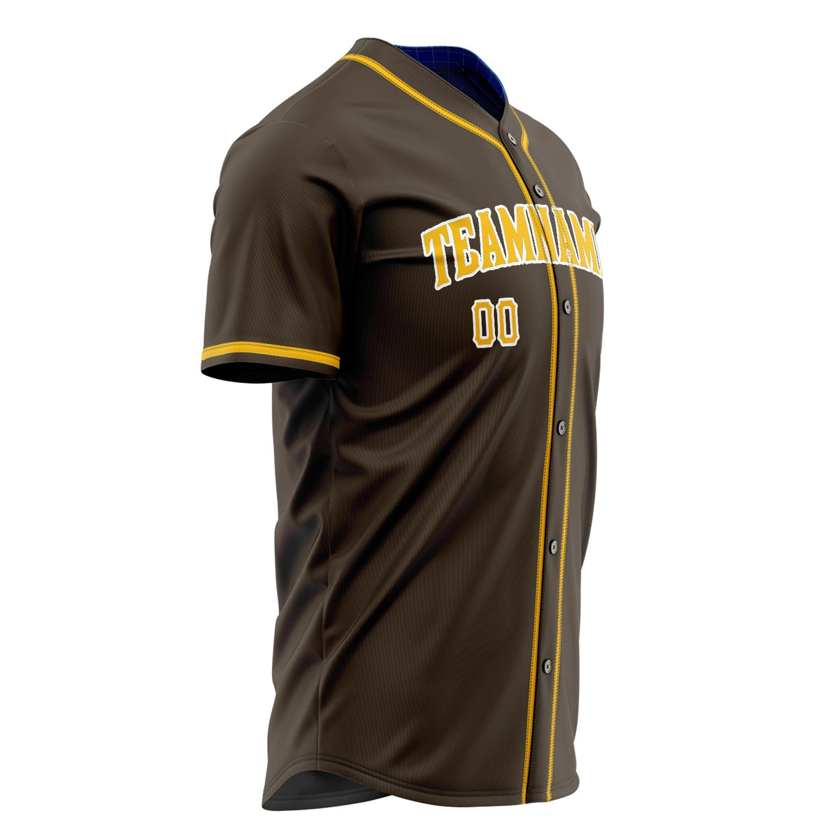 Custom Brown Baseball Jersey (With Cream Color)