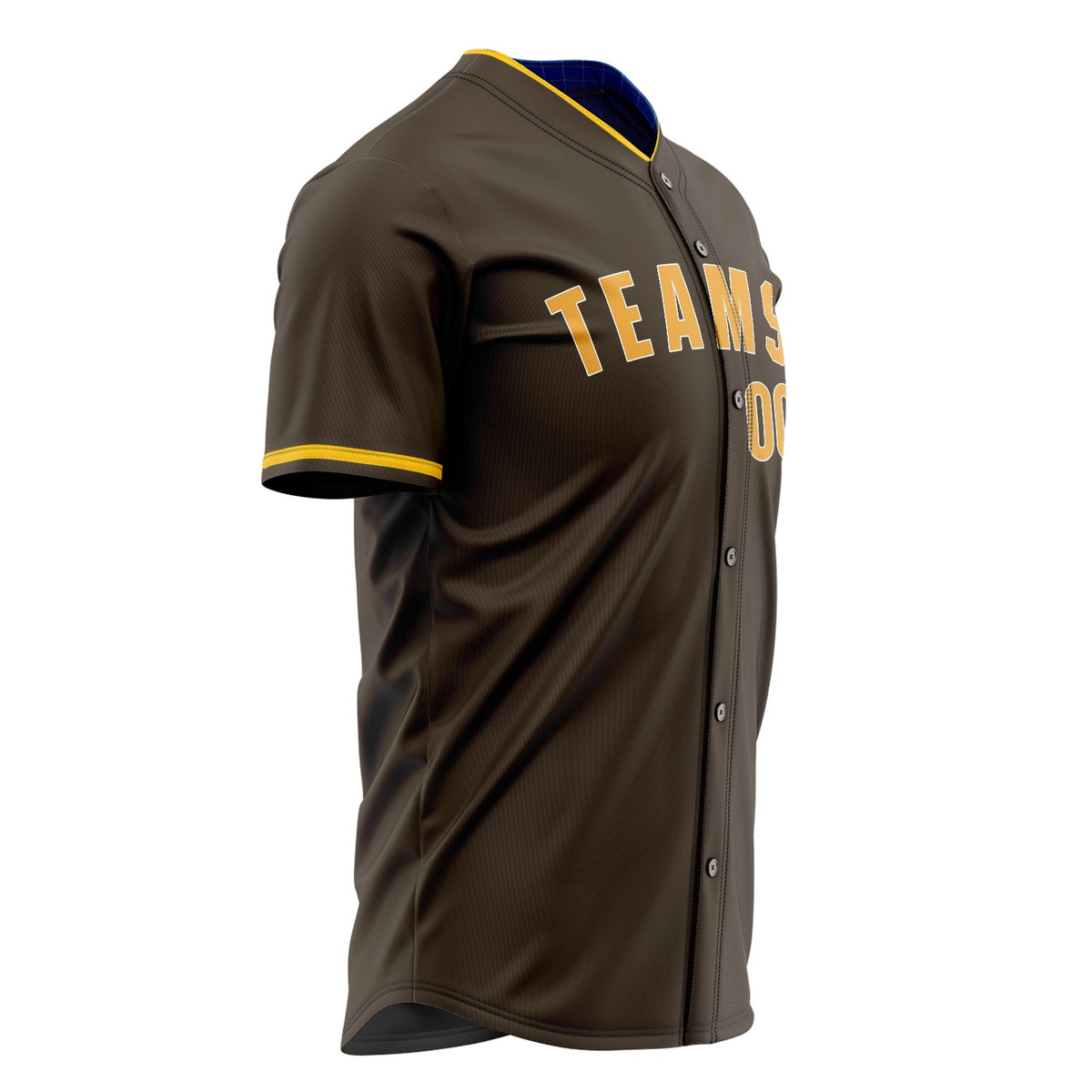 Custom Brown Baseball Jersey (With Orange Color)