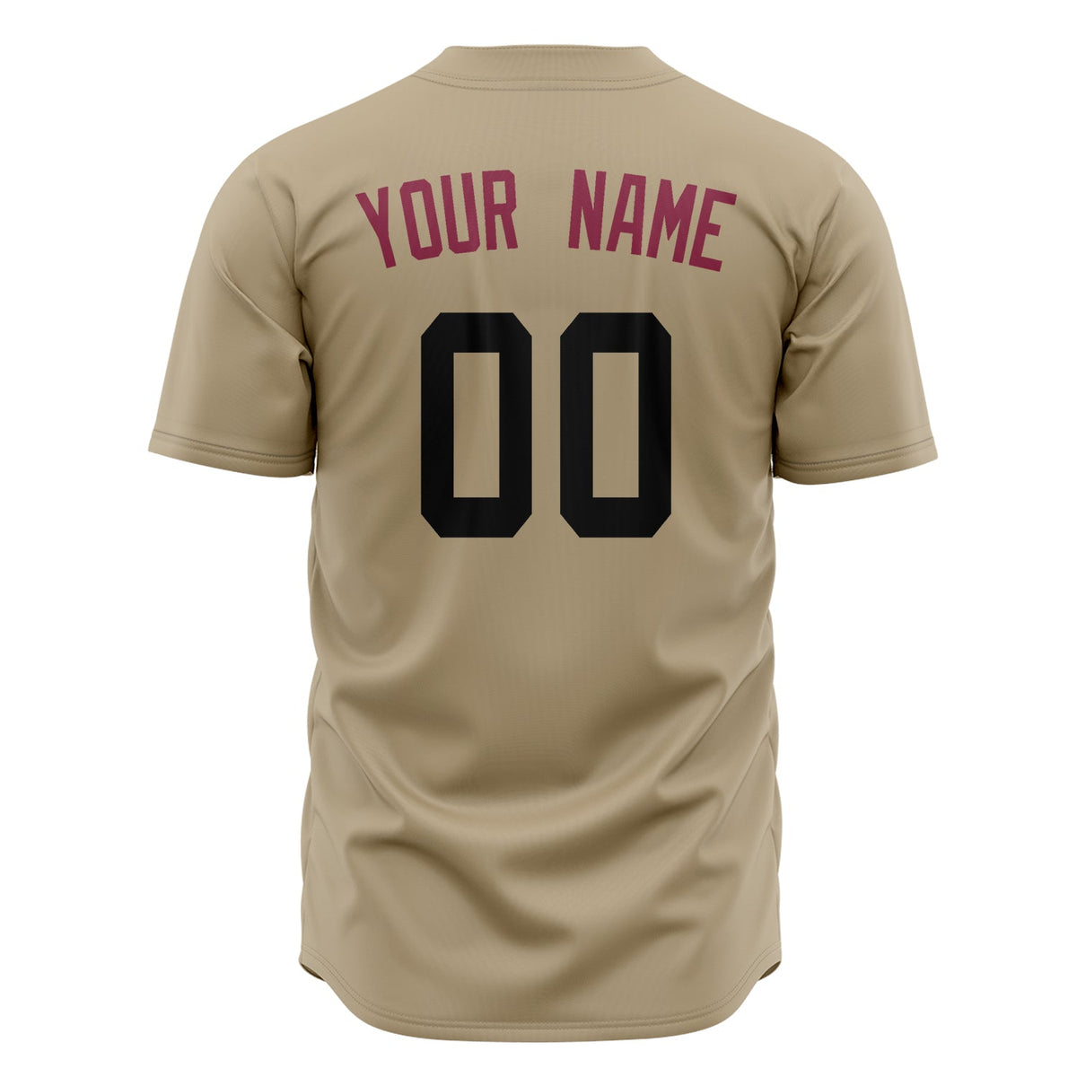 Custom Sand Baseball Jersey (With Black Color)