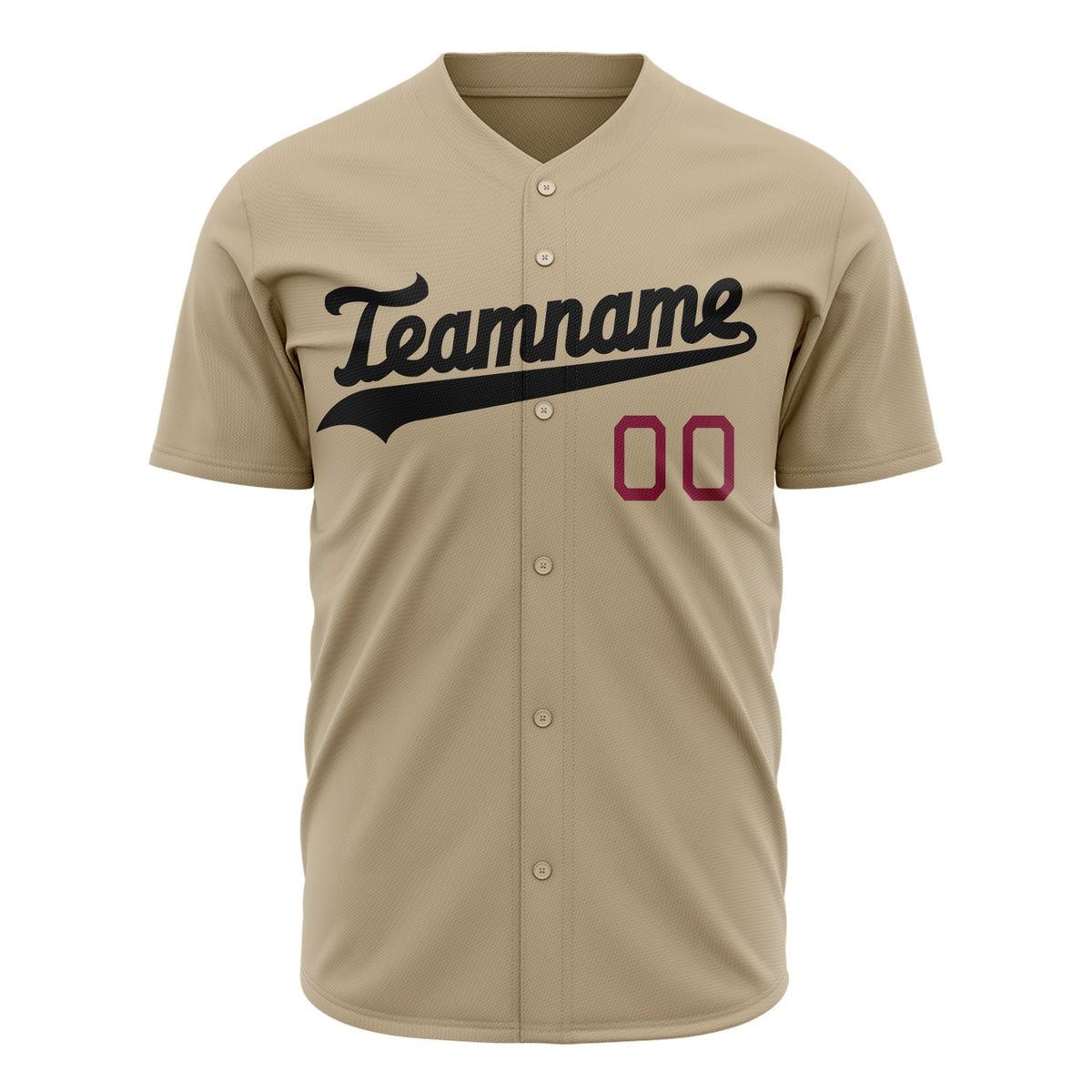 Custom Sand Baseball Jersey (With Black Color)