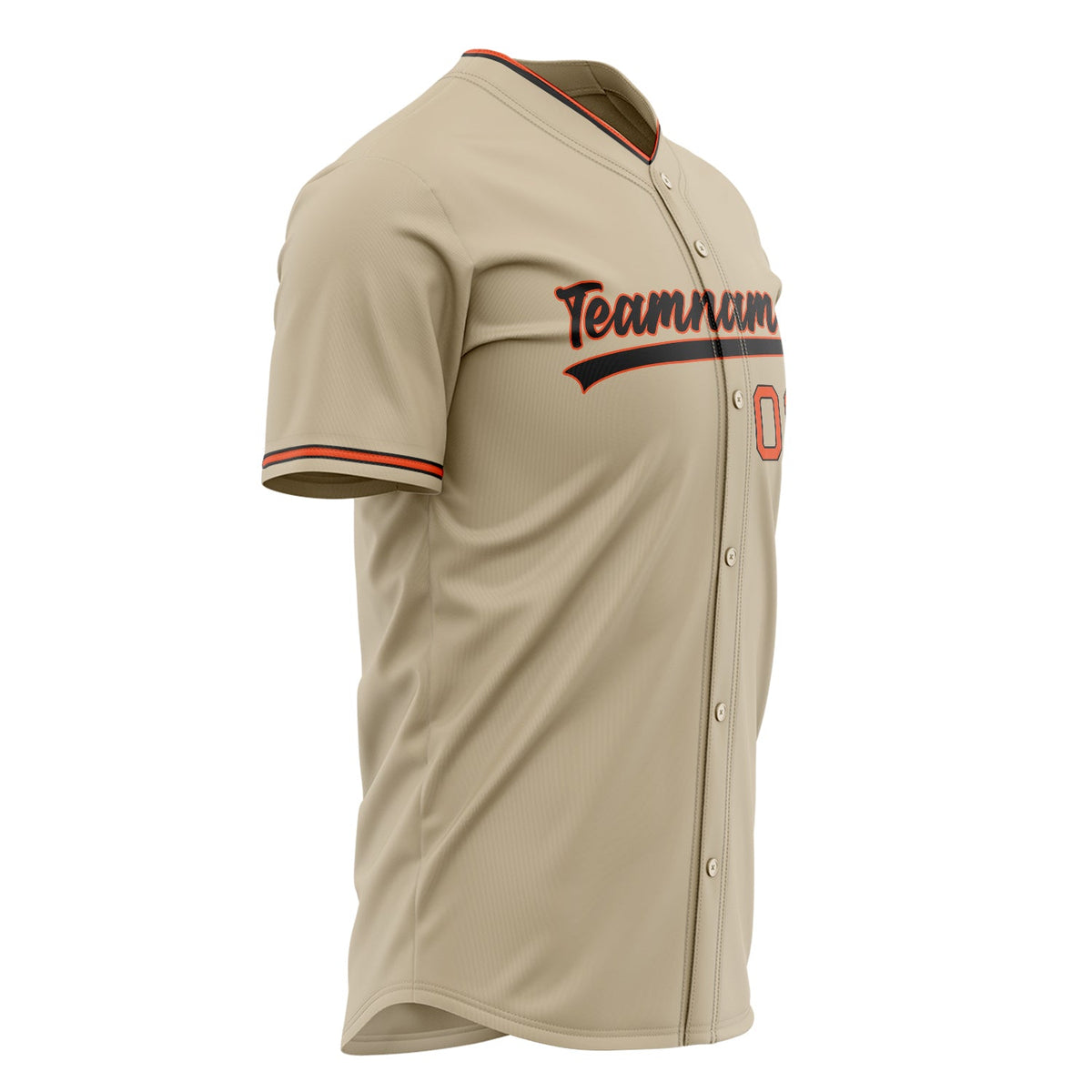 Custom Sand Baseball Jersey (With Black Color)