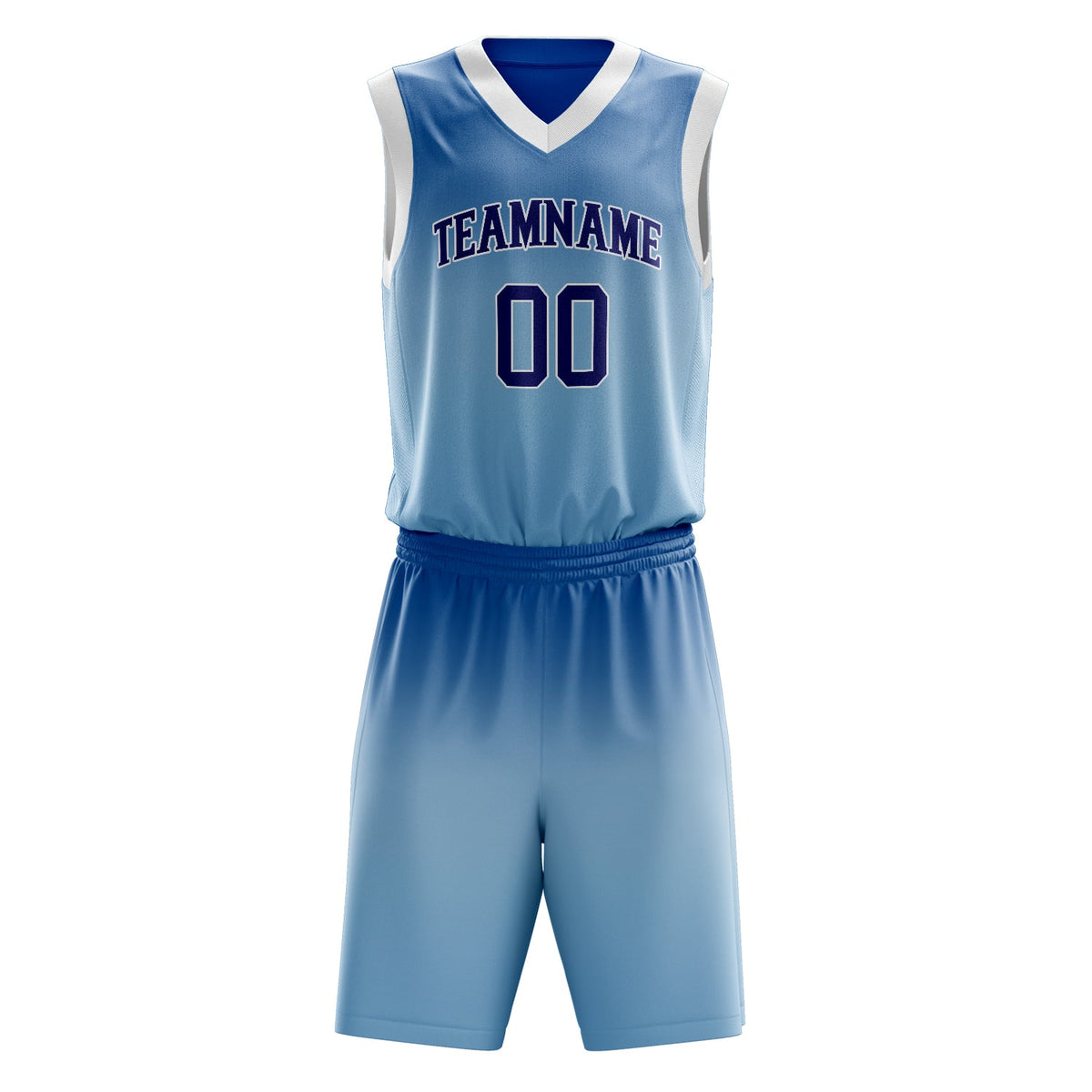 Custom Blue Navy Split Basketball Jersey