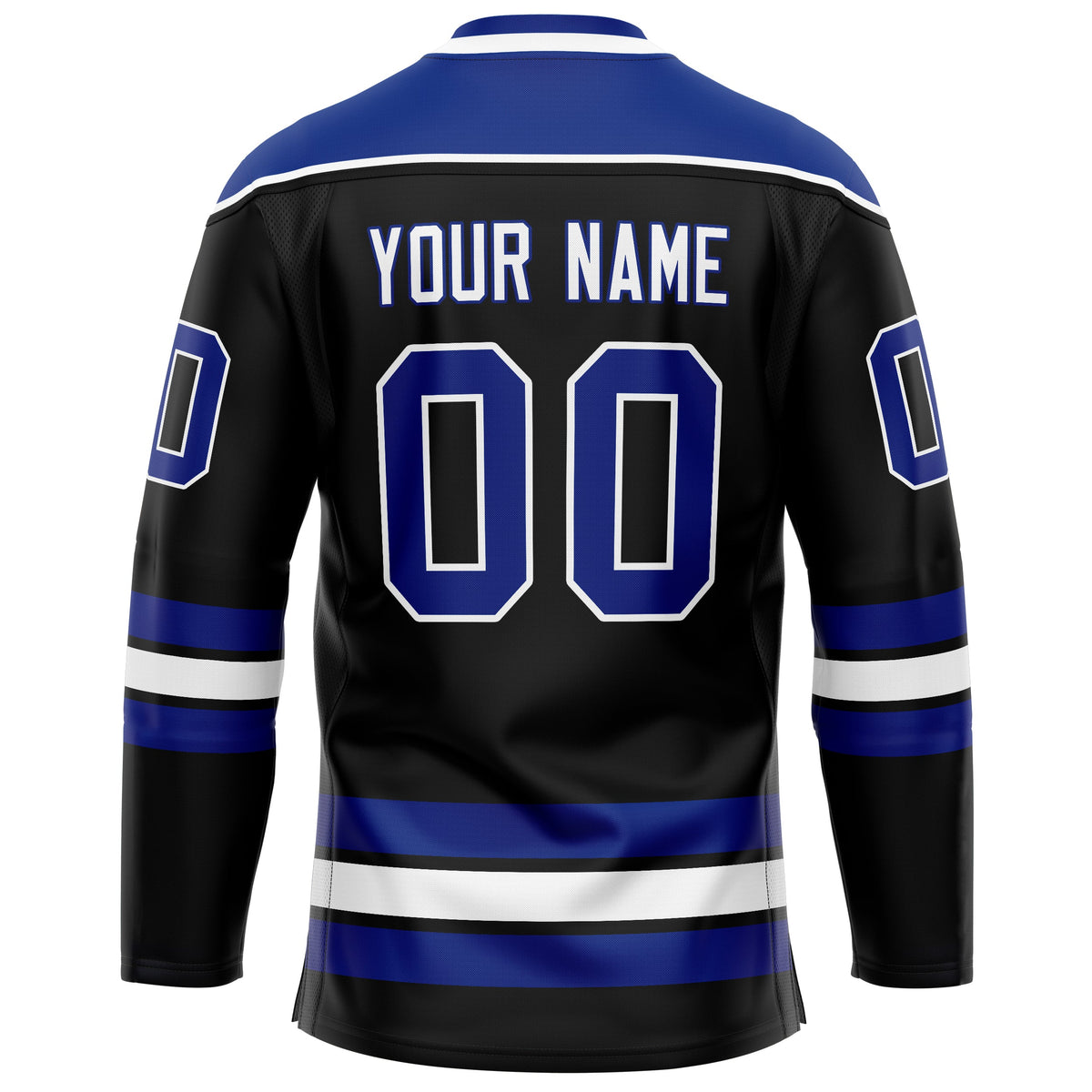 Custom Black Royal Solid Colour Hockey Jersey