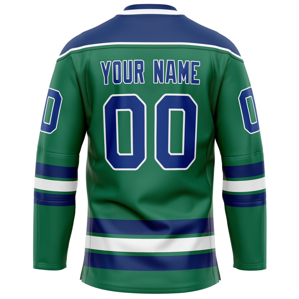 Custom Green Royal Solid Colour Hockey Jersey