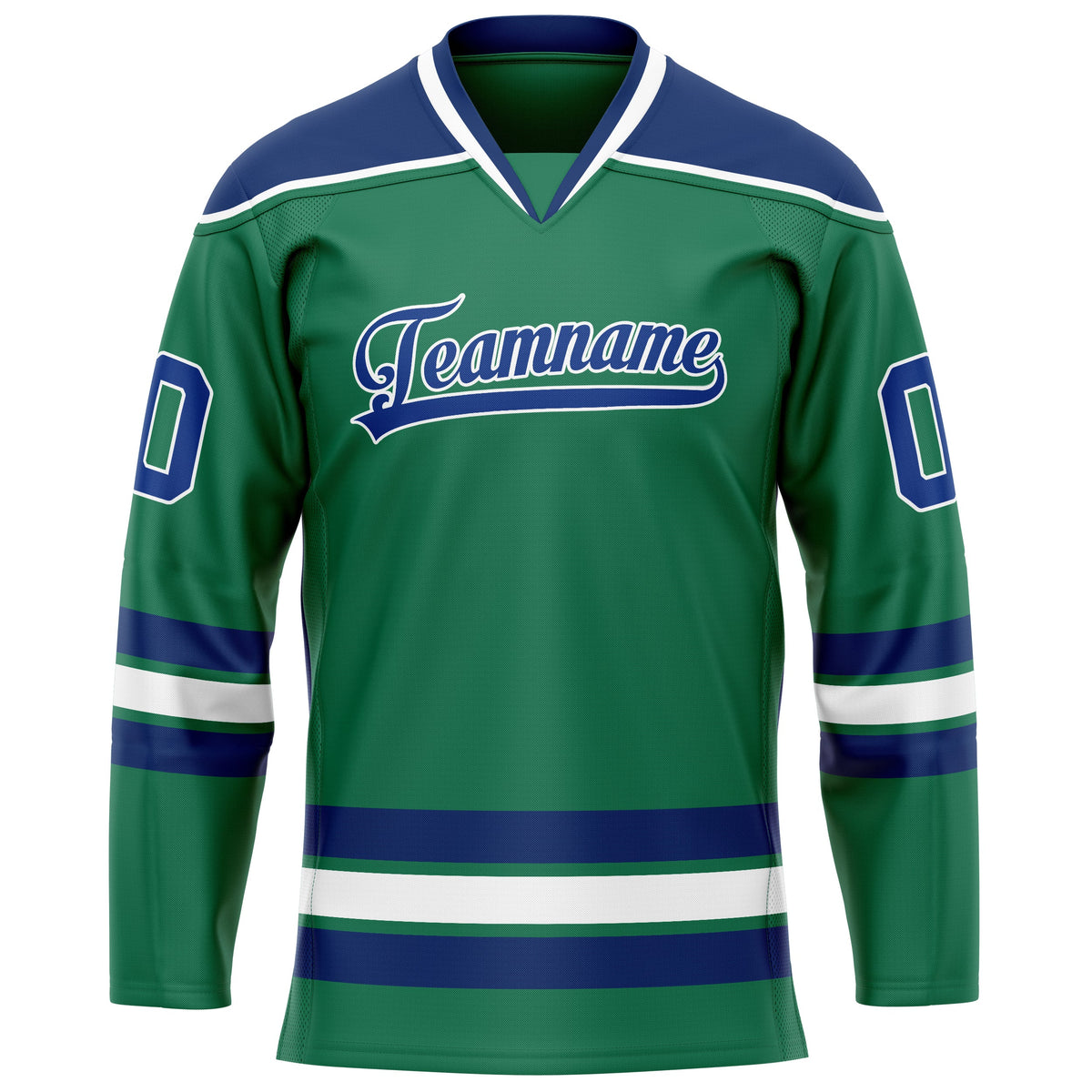 Custom Green Royal Solid Colour Hockey Jersey