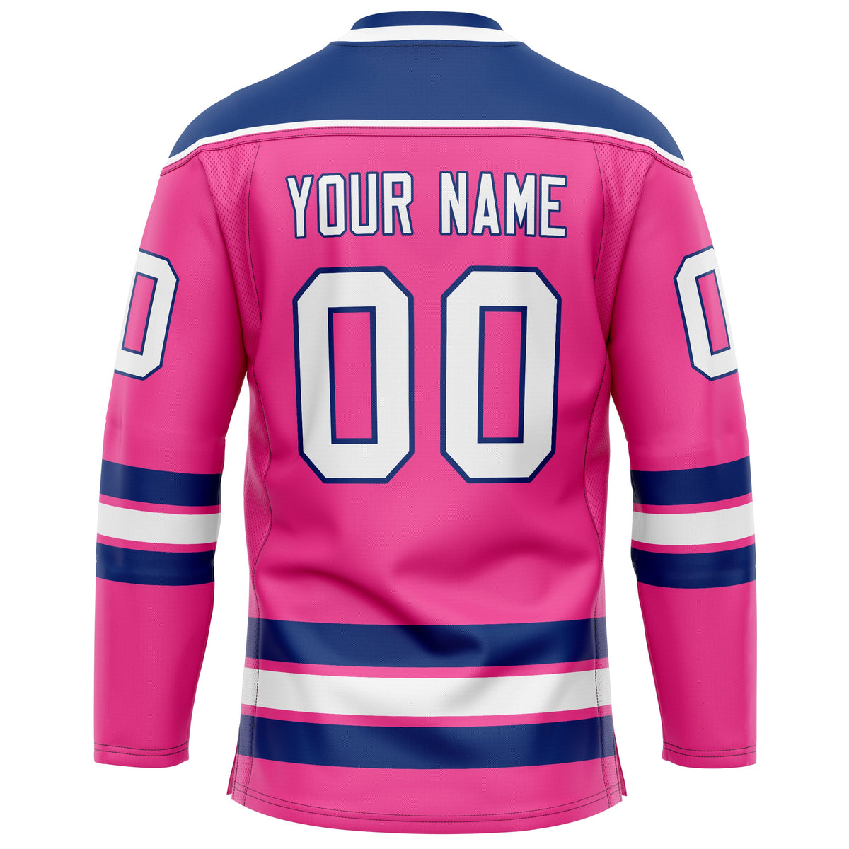 Custom Pink Royal Solid Colour Hockey Jersey