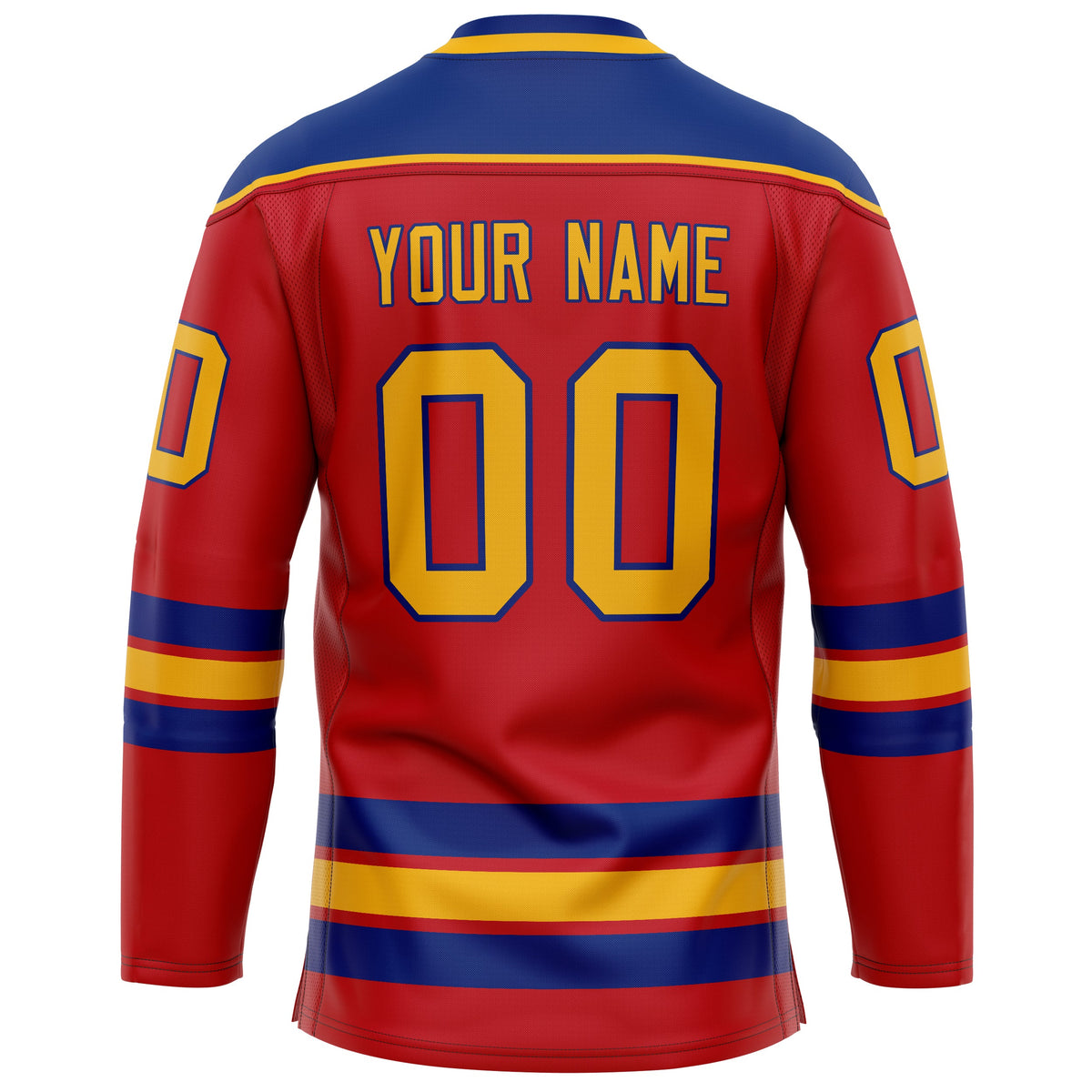 Custom Red Royal Solid Colour Hockey Jersey