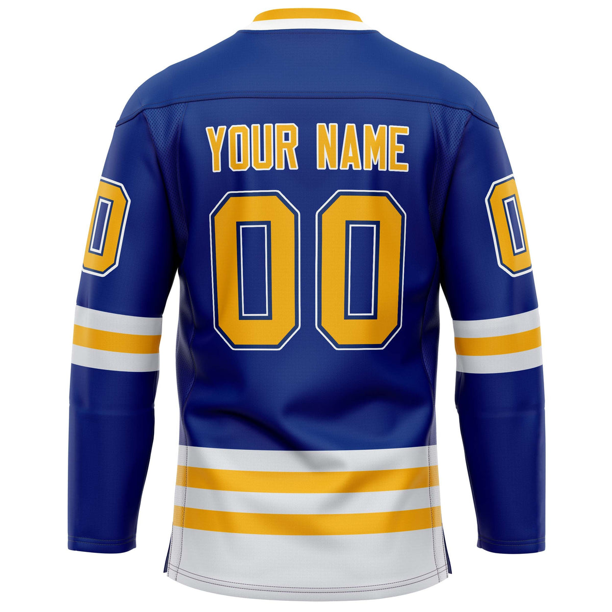 Custom Royal Gold Solid Colour Hockey Jersey