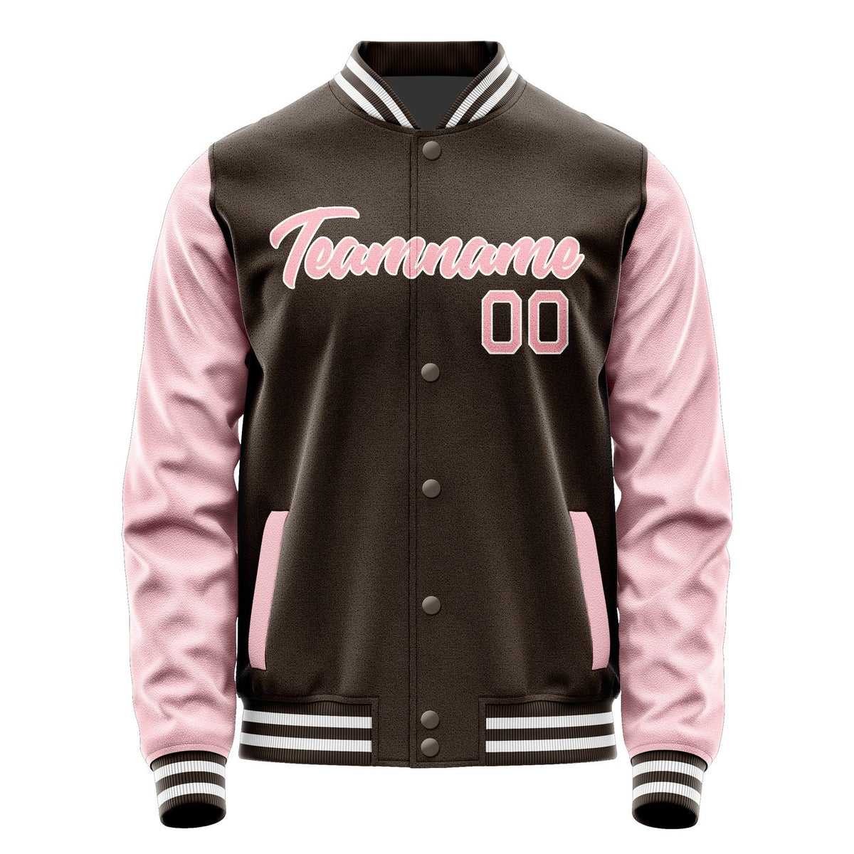 Custom Brown Light Pink Jacket JA0101210118B21821