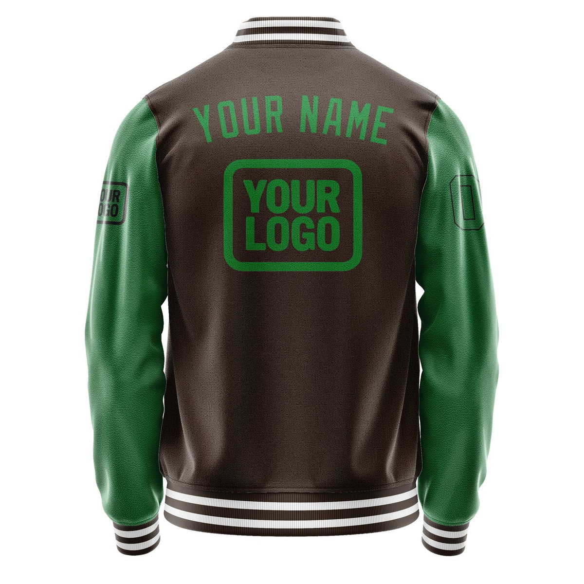 Custom Brown Emerald Green Jacket JA010124011817242417