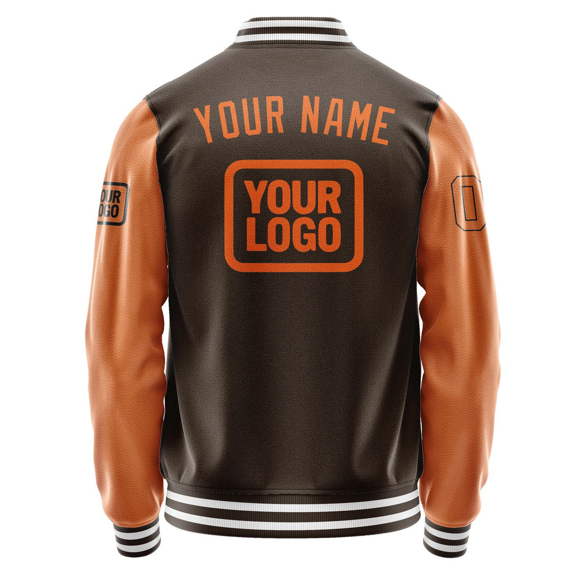 Custom Brown Orange Jacket JA010128011817282817