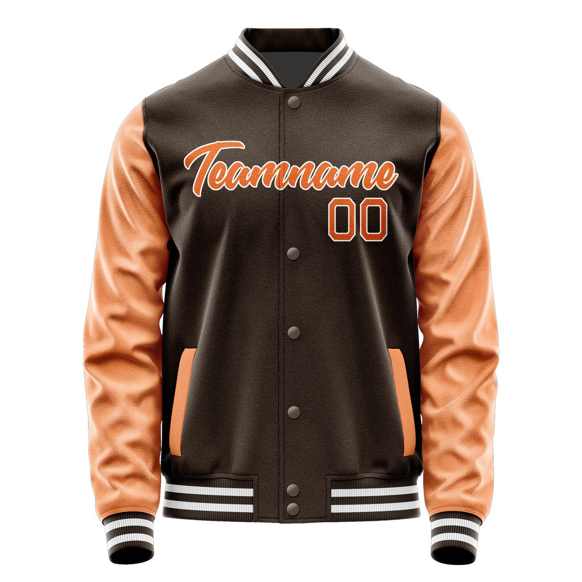 Custom Brown Orange Jacket JA0101280118B21828