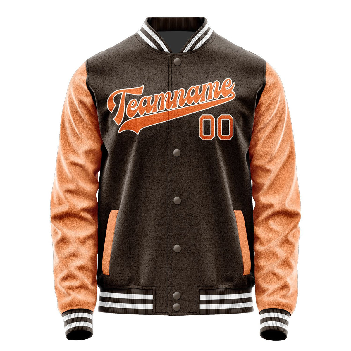 Custom Brown Orange Jacket JA0101280118B31828