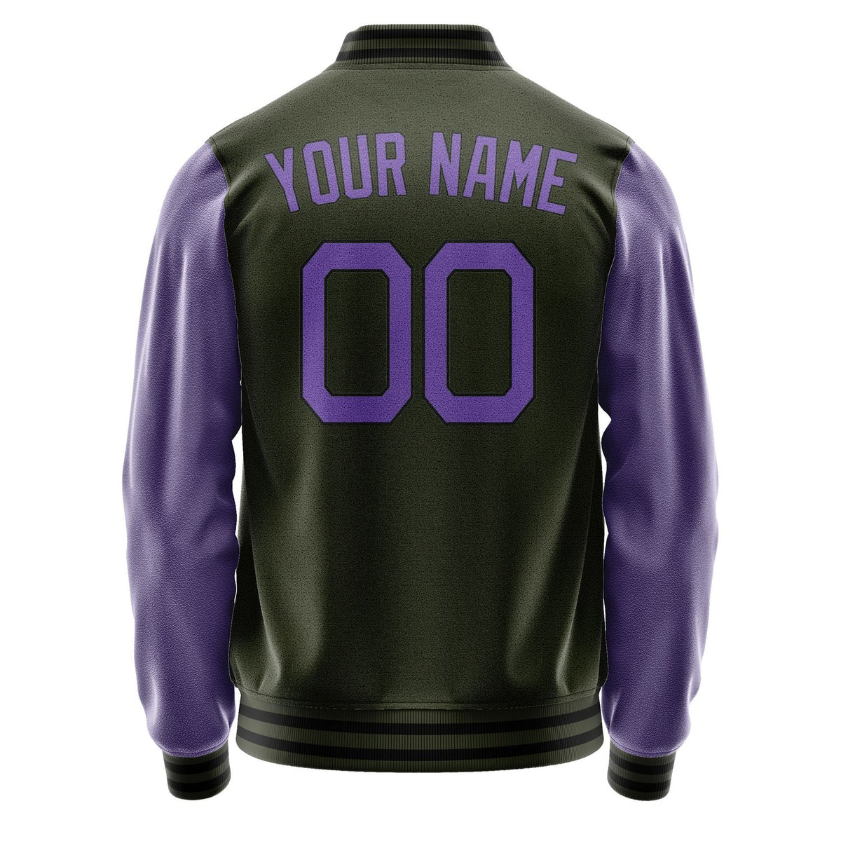 Custom Olive Light Purple Jacket JA0202230217B21723