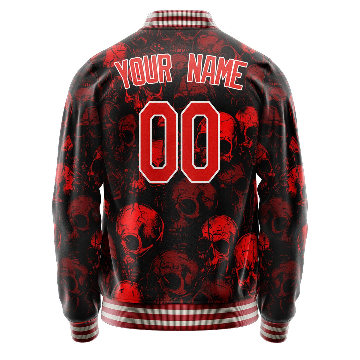 Custom Red Skull Jacket