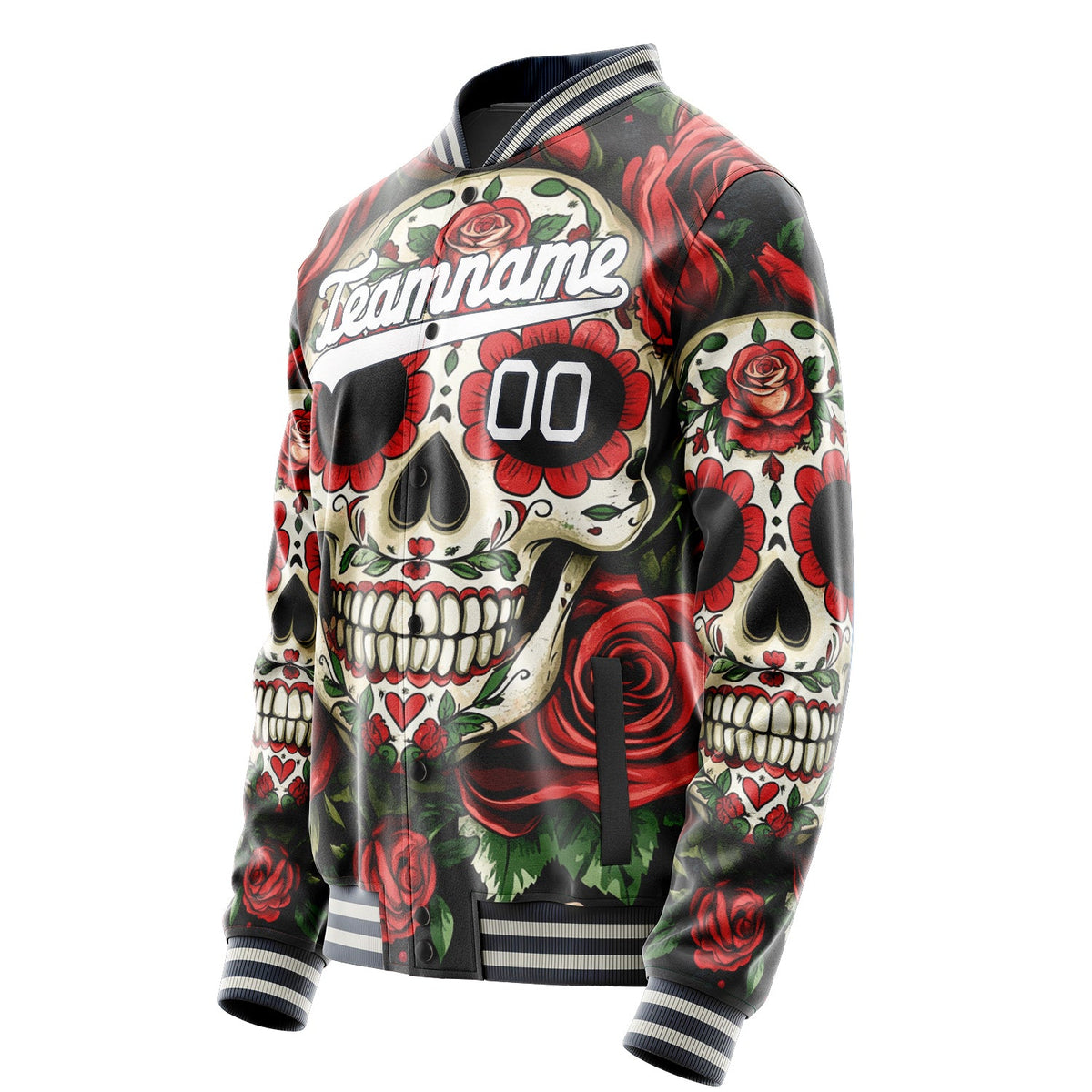 Custom Red Skull Jacket