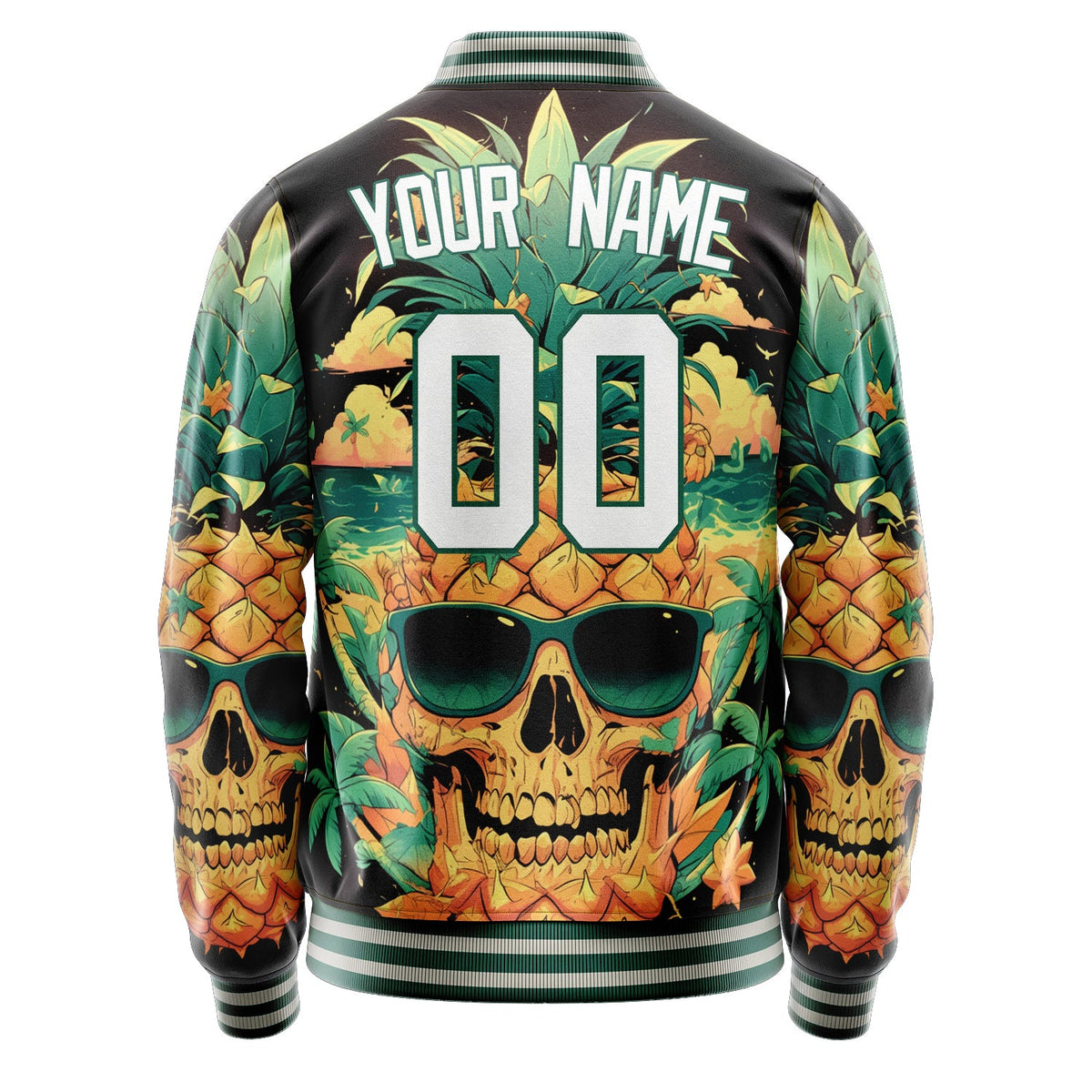 Custom Green Skull Jacket