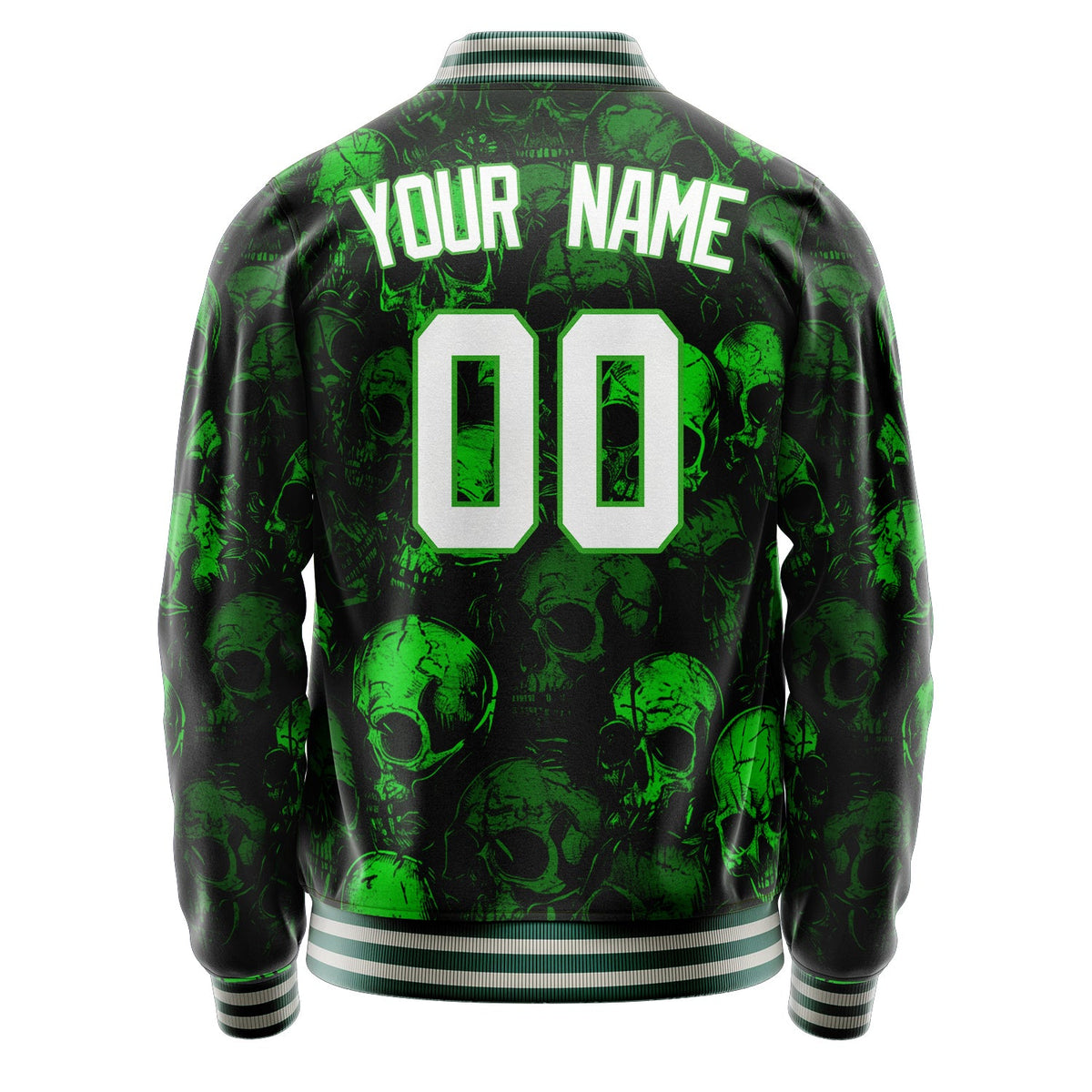 Custom Green Skull Jacket