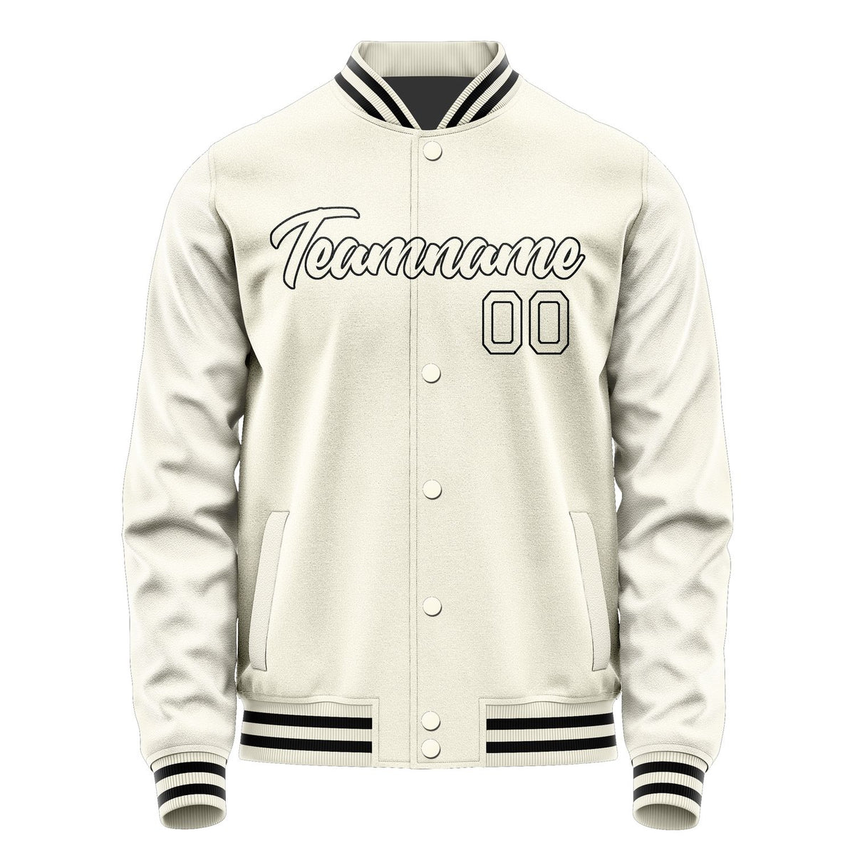 Custom Cream Cream Jacket JA0303030317B21703