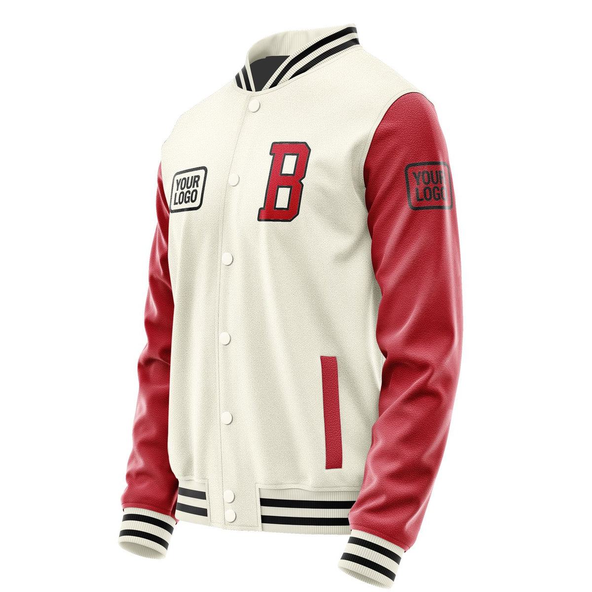 Custom Cream Red Jacket JA030314031717141417