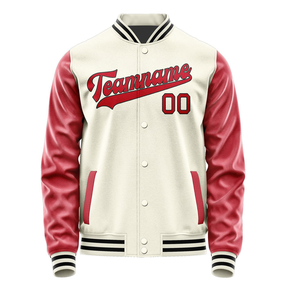 Custom Cream Red Jacket JA0303140317B31714