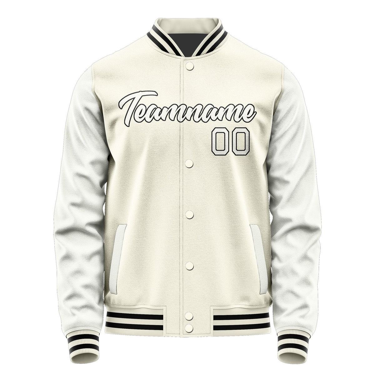 Custom Cream White Jacket JA0303180317B21718