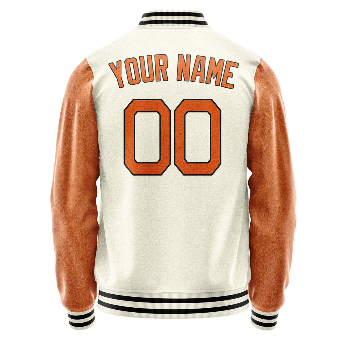 Custom Cream Orange Jacket JA0303280317B21728