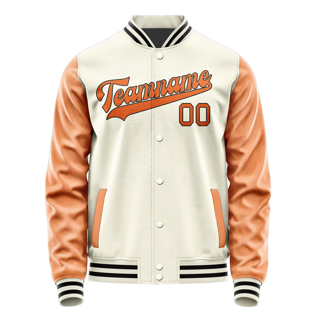 Custom Cream Orange Jacket JA0303280317B31728