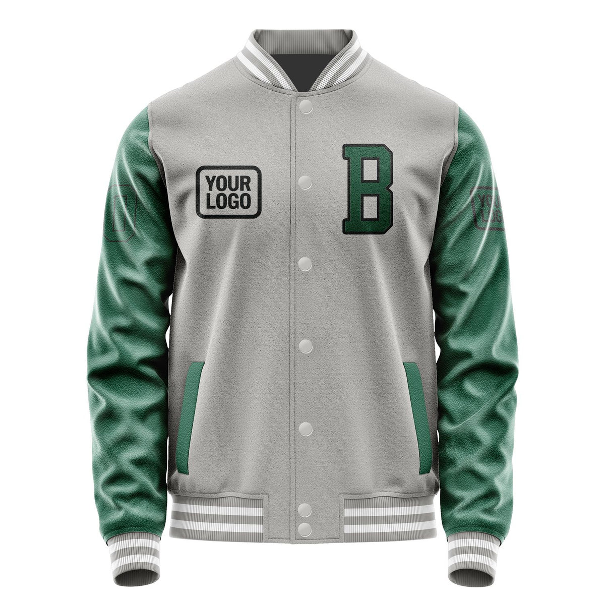 Custom Gray Green Jacket JA040405041817050517