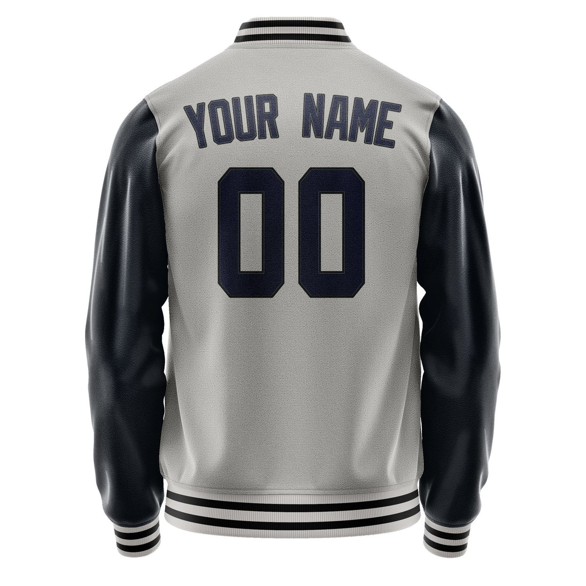 Custom Gray Navy Jacket JA0404110417B31711