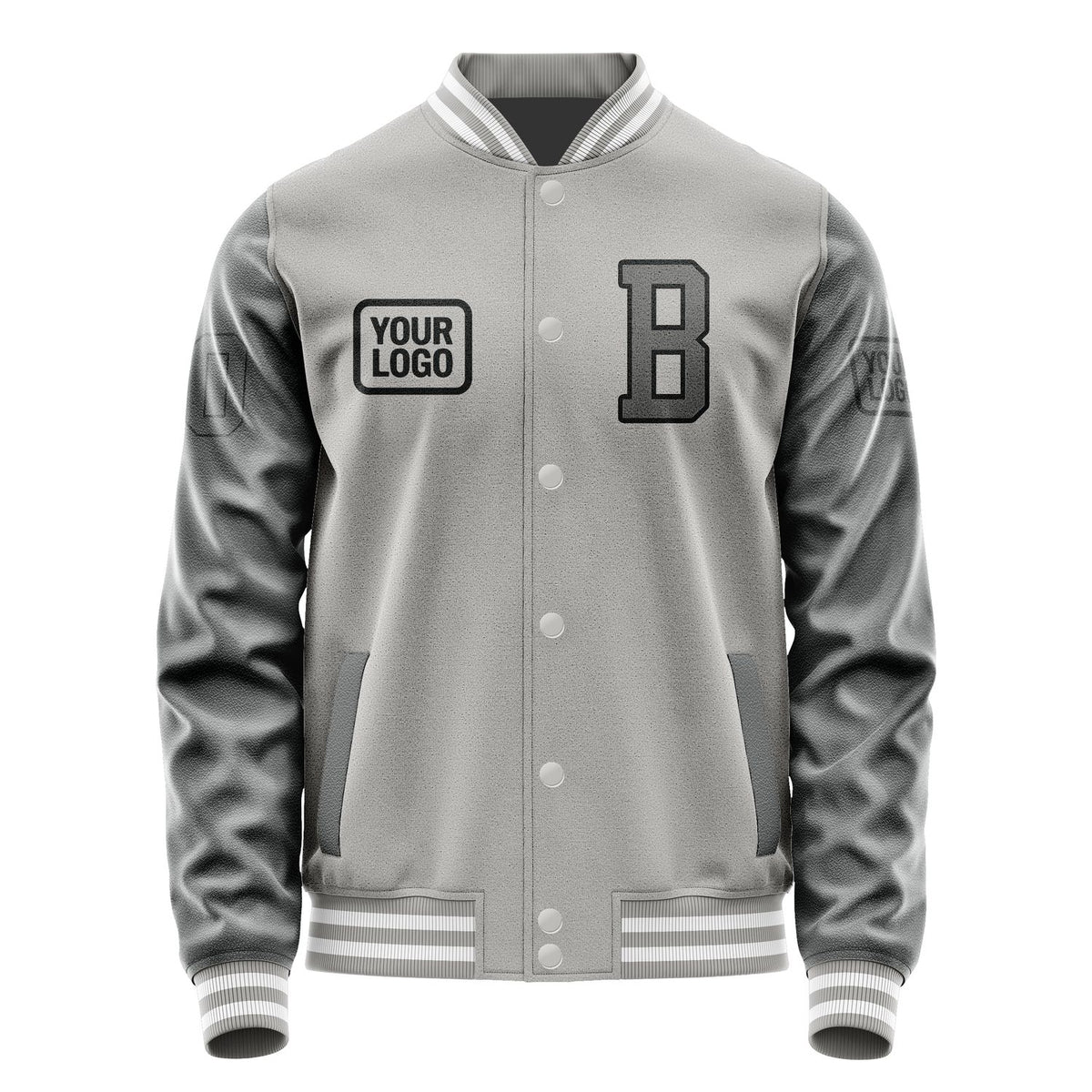 Custom Gray Dark Grey Jacket JA040420041817202017