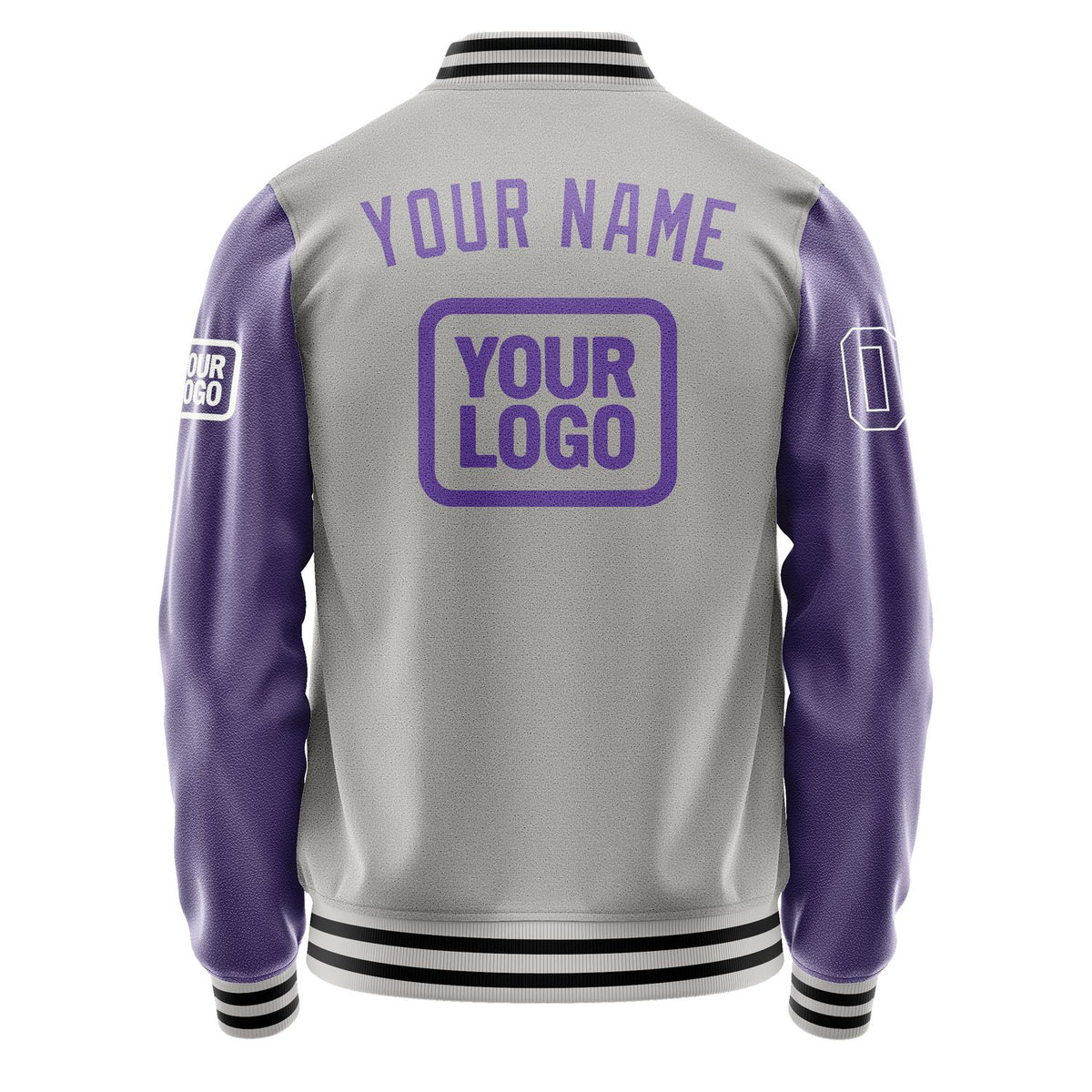 Custom Gray Light Purple Jacket JA040423041718232318