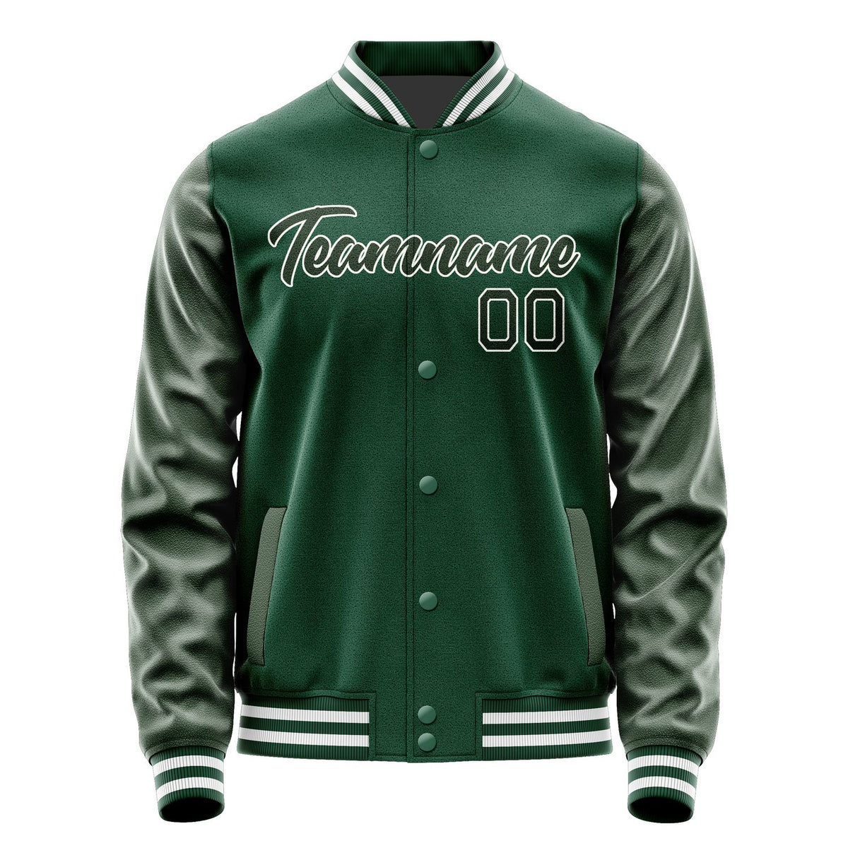 Custom Green Dark Green Jacket JA0505060518B21806