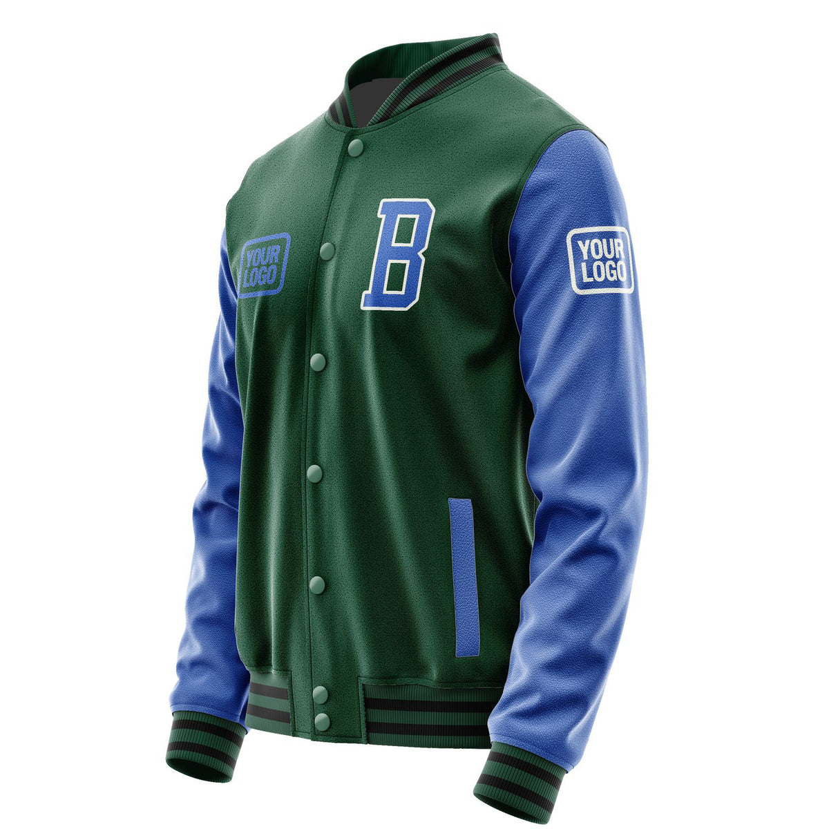 Custom Green Sky Blue Jacket JA050509051718090918