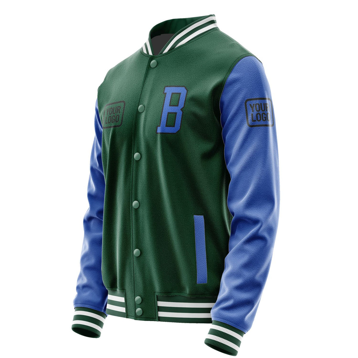 Custom Green Sky Blue Jacket JA050509051817090917