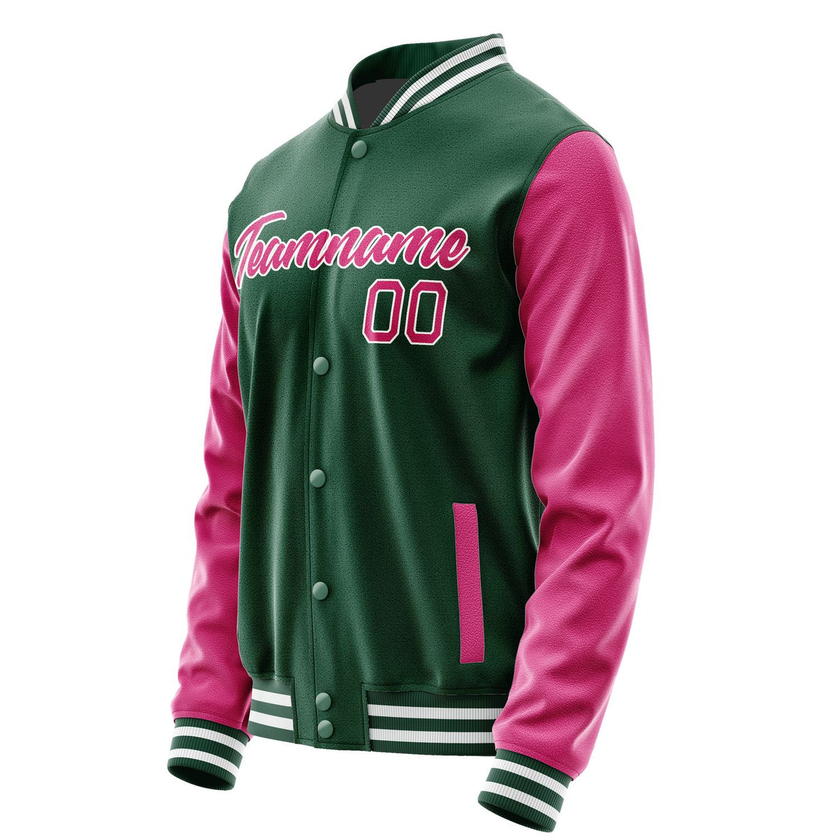 Custom Green Pink Jacket JA0505130518B21813