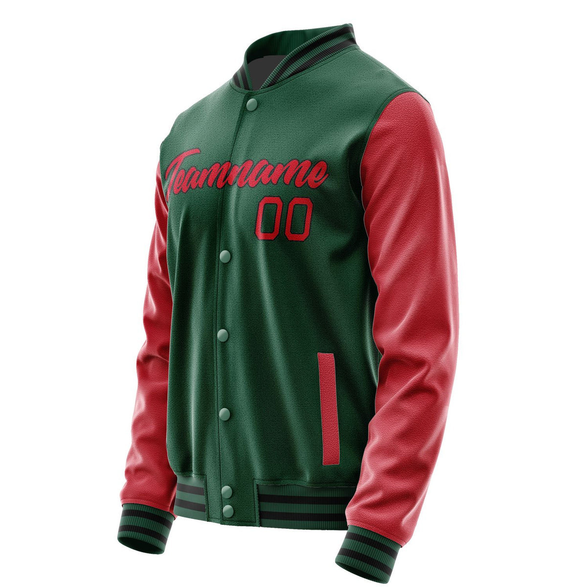 Custom Green Red Jacket JA0505140517B21714