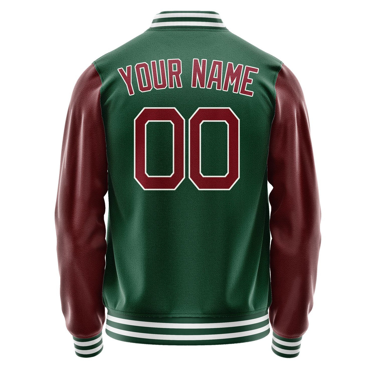 Custom Green Crimson Red Jacket JA0505150518B21815