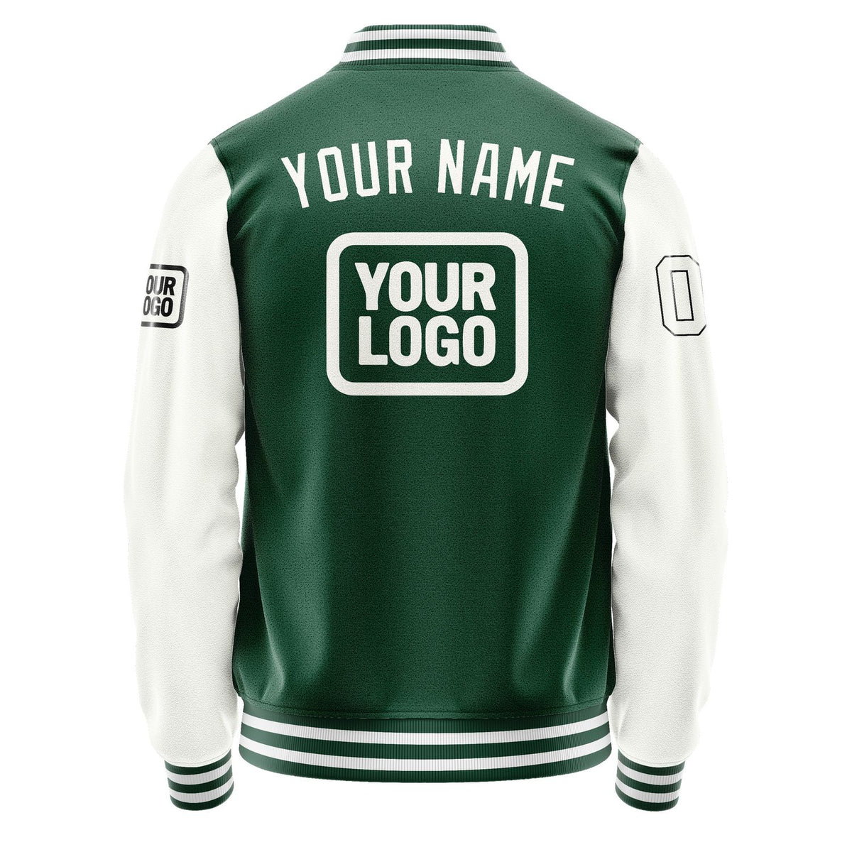 Custom Green White Jacket JA050518051817181817